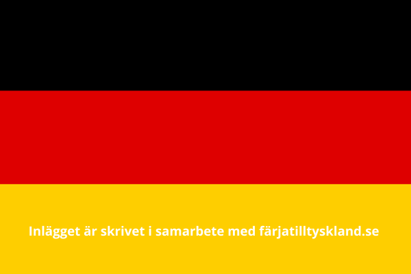 färja till tyskland