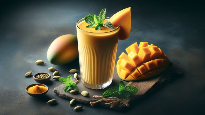 Indisk yoghurtdryck